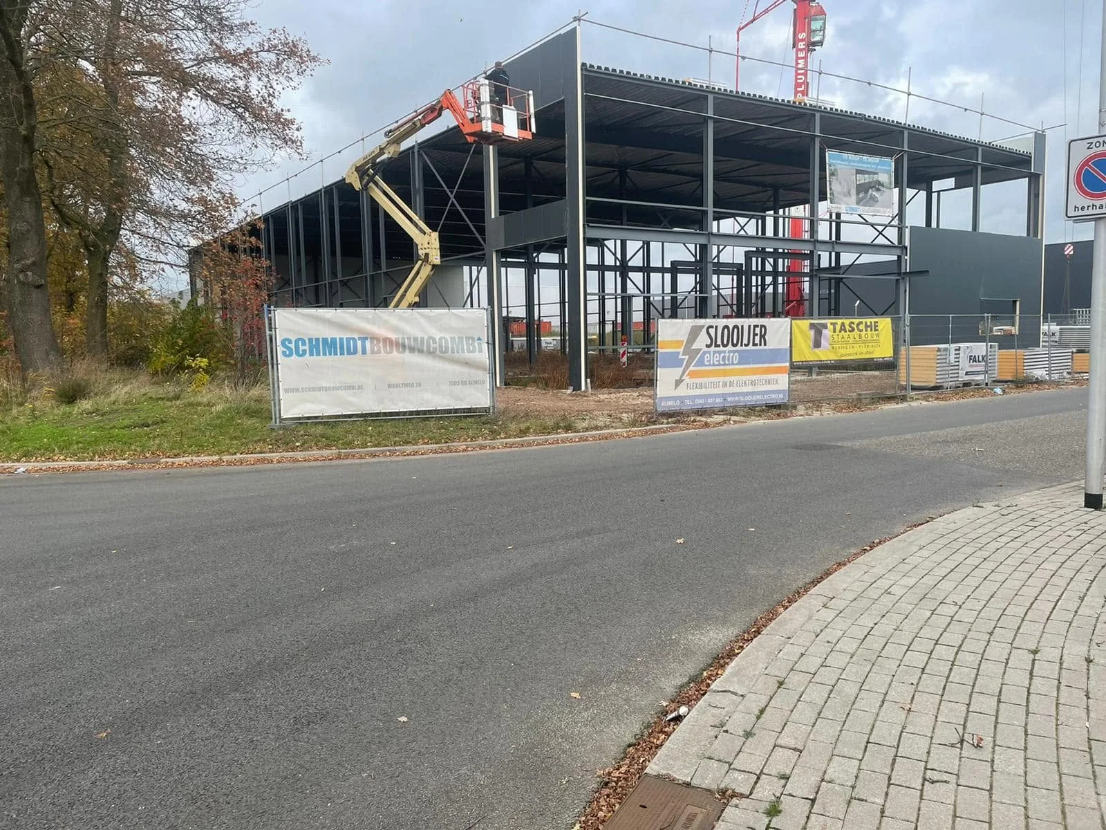 Nieuwbouwproject waar Slooijer Electro aan de elektrotechniek werkt